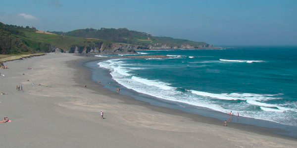 frejulfe Playa de Frejulfe con marea baja